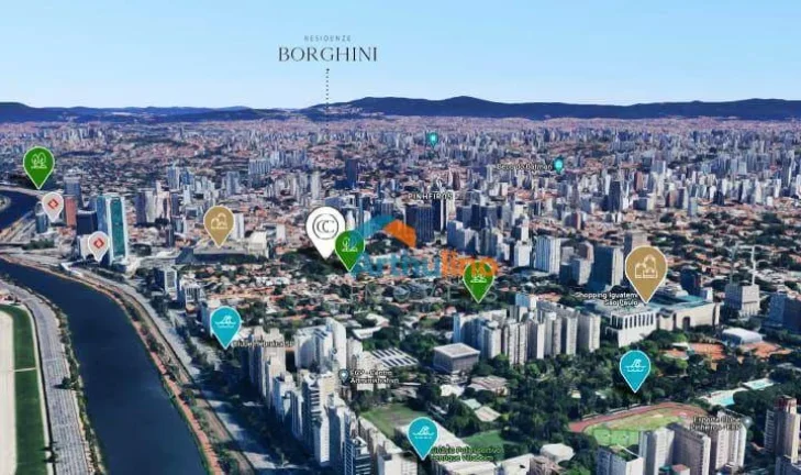 Imagem Residenze Borghini: 718m², 4 suites, 4 vagas, à venda por R$ 17.288.300,00 - Jardim Paulistano - São Paulo/SP