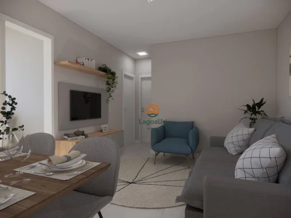 Imagem Apartamento com 2 dormitórios à venda, 54 m² por R$ 308.149,01 - Villa Paradiso - Lagoa Santa/MG