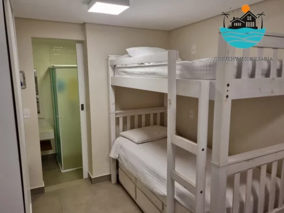 Imagem Casa para locação em condomínio com vista ao mar em Juquehy com 5 suítes, serviço de praia - Acomodação 10-12 pessoas | Juquehy Imobiliária
