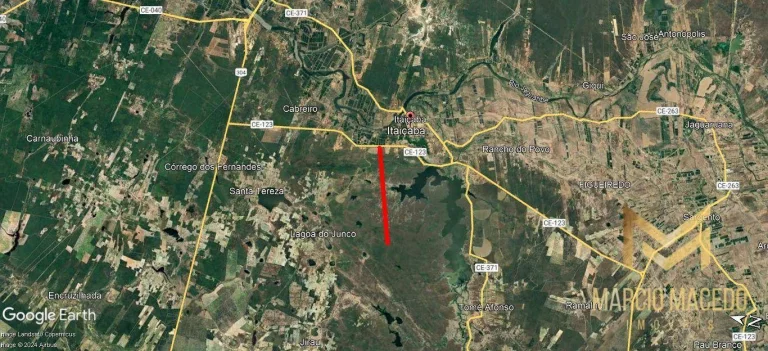 Imagem Terreno à venda, 744000 m² por R$ 900.000,00 - Pedregal - Aracati/CE