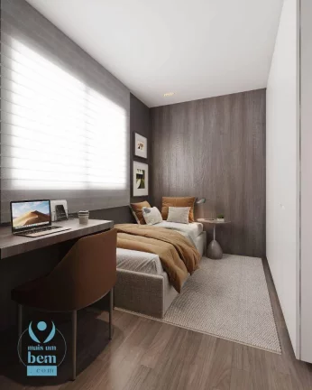 Imagem Apartamento com 2 quartos sendo 1 suíte à venda, 56 m² por R$ 581.761,72 - Bacacheri - Curitiba/PR