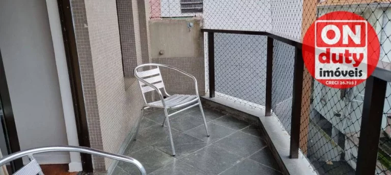 Imagem Apartamento com 3 dormitórios à venda, 140 m² por R$ 800.000,00 - Embaré - Santos/SP