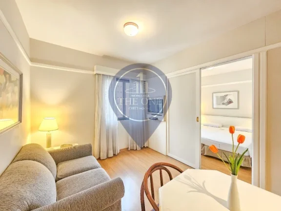 Imagem Apartamento à venda em São Paulo-SP, Jardim Paulista: 1 quarto, 1 banheiro, 1 vaga, 40m² de área. Imperdível oportunidade!