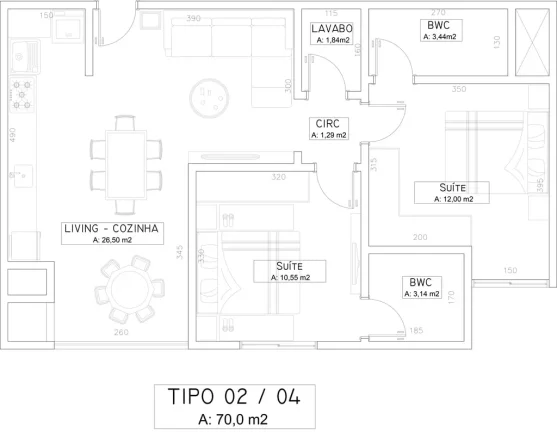 Imagem Apartamento à venda no bairro Casa Branca - Itapema/SC