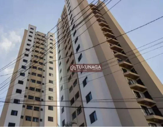 Imagem Aconchegante Apartamento com sacada, carpete de madeira nos 2 dormitórios e na sala, à venda, 65 m² por R$ 390.000 - Vila Rosália - Guarulhos/SP