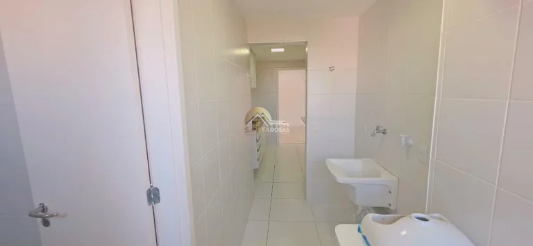 Imagem Alugo apartamento no Alphaville Salvador: 2/4 (1 suíte) nascente, varanda gourmet c/ cortina de vid