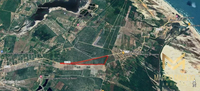 Imagem Terreno à venda, 333415 m² por R$ 5.334.640,00 - Jacarecoara - Cascavel/CE