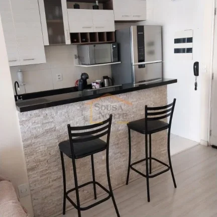 Imagem Apartamento reformado, 3 dormitórios, com armários, sala 2 ambientes, sacada, cozinha americana pl...
