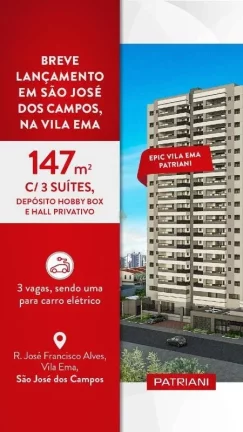 Imagem Breve Lançamento - 3 Suítes + Hobby Box - Vila Ema