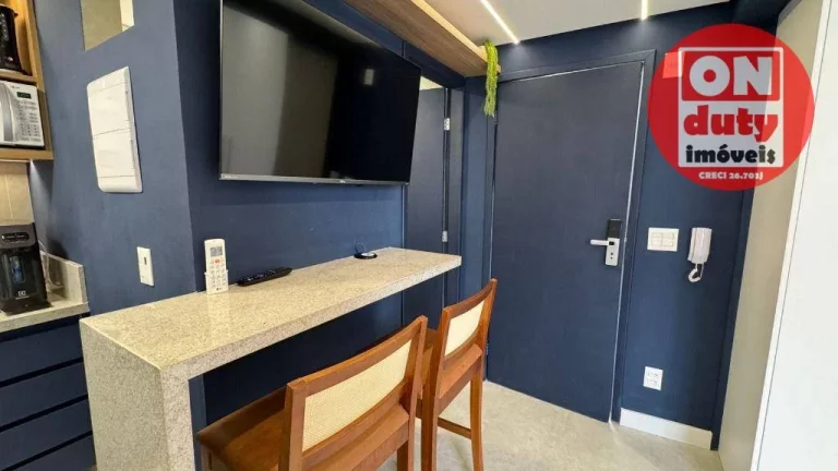 Imagem Kitnet à venda, 30 m² por R$ 514.000,00 - José Menino - Santos/SP