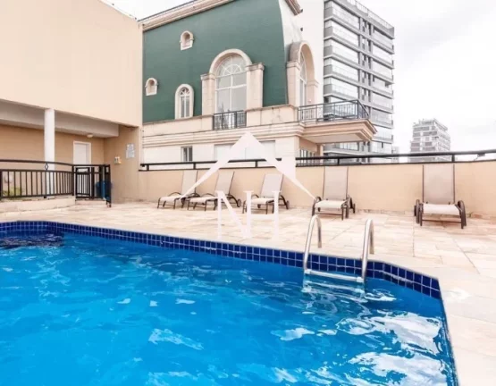 Imagem Apartamento de 41m com 1 dormitório e varanda, Piscina, Churrasqueira, Salão de Festas, Playground, Academia, Coworking.