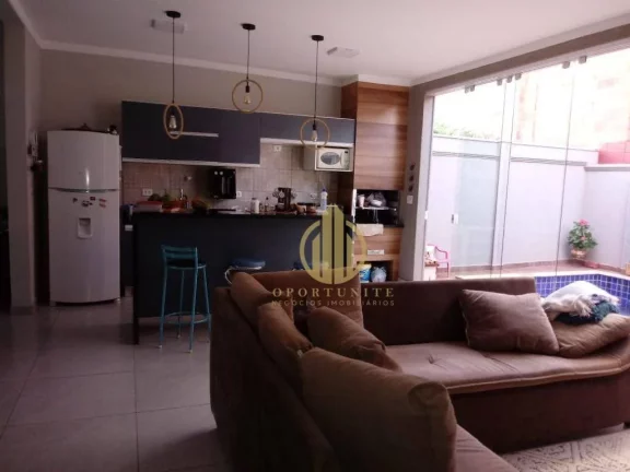 Imagem Casa Condomínio San Tiago com 4 dormitórios- 2 suítes - piscina - área gourmet - Ribeirão Preto/SP