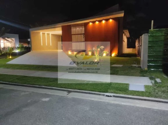 Imagem Vendo Belíssima Casa, em Condomínio Fechado, com 221 m², 3 suítes, piscina, área gourmet e 3 vagas