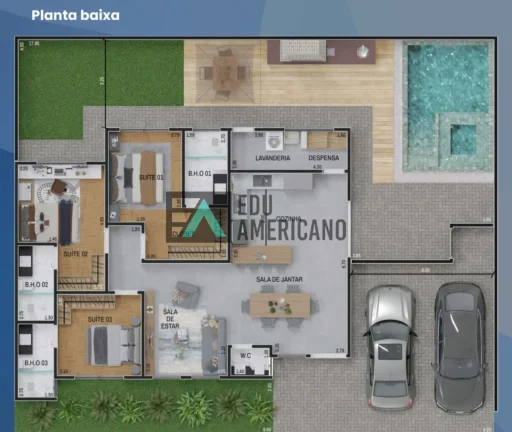 Imagem Casa terrea Condominio Vila em Atibaia Vila santista 3 Suites novo prox. Juca Peçanha