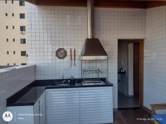 Imagem Cobertura com 3 dormitórios à venda, 136 m² por R$ 580.000,00 - Vila Guilhermina - Praia Grande/SP