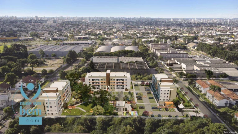 Imagem Apartamento com 2 quartos à venda, 53 m² por R$ 462.955 - Hauer - Curitiba/PR