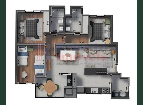 Imagem EDIFICIO RESIDENCIAL DI TREVI - ITAPEMA DO NORTE - LANÇAMENTO