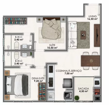 Imagem Apartamento à venda no bairro Morretes - Itapema/SC