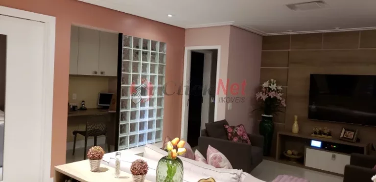 Imagem Lindo apartamento todo mobiliado à venda, de fino acabamento no Centro, São Bernardo do Campo, com 3 suítes, 3 vagas, 155 m².
