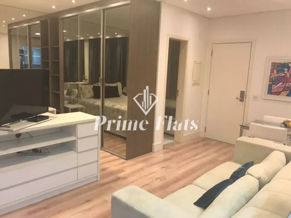 Imagem Flat disponível para venda no Condomínio Edifício Diogo Home Boutique na Vila Nova Conceição, com 48m², 1 dormitório e 1 vaga
