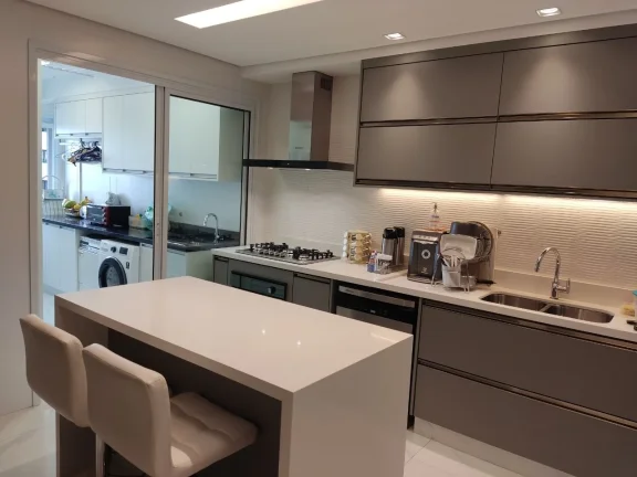 Imagem Apartamento 165 M², 3Q, 3 suítes, 4 banheiros, 3 vagas, piscina, piscina aquecida, churrasqueira, academia, salão de festas, salão de jogos, lavabo.