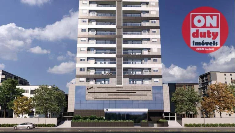 Imagem Lançamento!! Apartamento com 2 suítes com lavabo à venda, 74 m² a partir R$ 1.153.141 - Ponta da Praia - Santos/SP