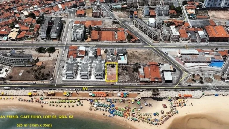 Imagem Terreno à Venda - Av. Presidente Café Filho / Praia do meio / Natal-RN