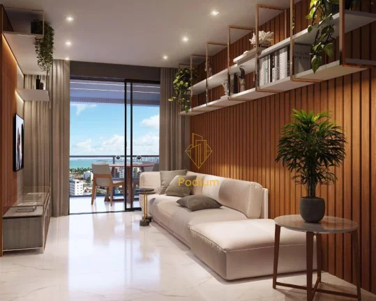 Imagem Apartamentos com varanda / sacada gourmet a 300m da praia do Bessa no Jardim Oceania - AP1176