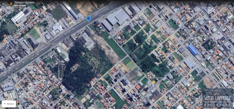 Imagem Terreno de 2.560m² à Venda no Bairro Humaitá - Tubarão/SC |