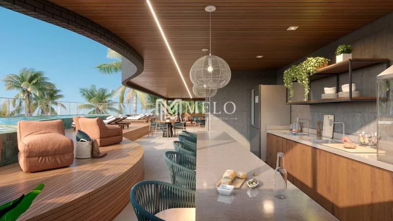 Imagem FLAT PORTO DE GALINHAS: 21,55m², 01 QTO, SL, 01WC...