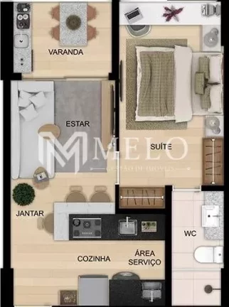Imagem Oportunidade no ESPINHEIRO: 36m², 01qto,01 vaga..