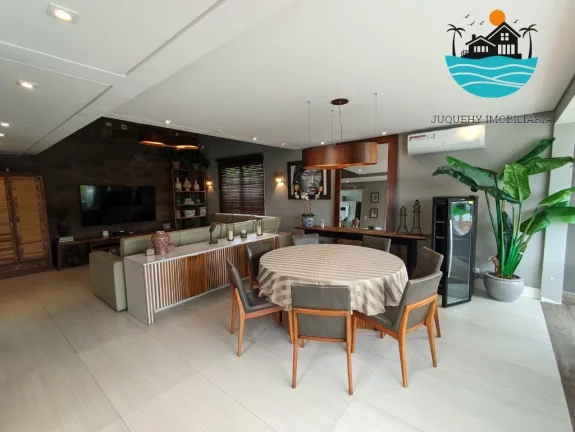 Imagem Aluguel de Temporada Juquehy - 4 suítes, piscina/churr. Privativa, 50m da praia, acomodação 14 pessoas, 03 vagas de auto | Juquehy Imobiliária