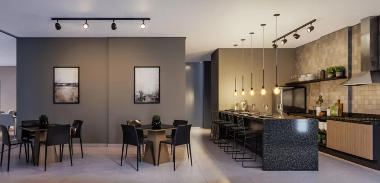 Imagem Apartamento de 2 quartos e 2 suítes na Vila Osasco, Osasco-SP Condomínio Aquarela Home 54,90 m² e 1 vaga de garagem.