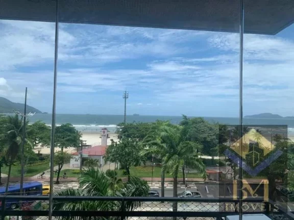 Imagem APARTAMENTO NO BOQUEIRÃO FRENTE MAR COM VARANDA E PORTEIRA F