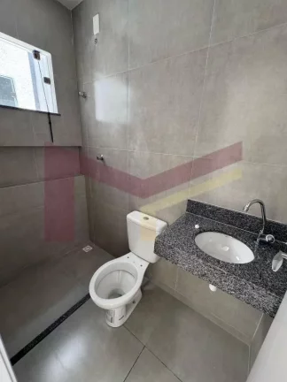Imagem Casa Nova, 2/4 sendo 1 suíte pronta para morar - Gabriela