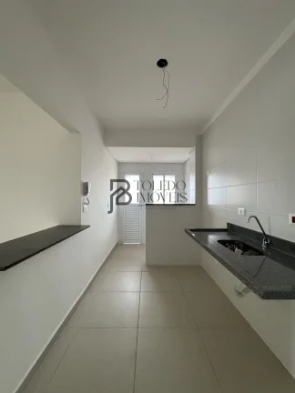Imagem Apartamento Novo com Lazer completo de 2 Dormitórios sendo 1 suíte no bairro Guilhermina - Praia Grande