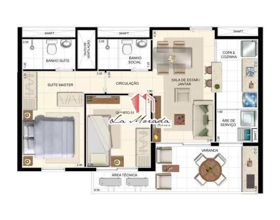 Imagem Condomínio Giullia Residenziale | 2 e 3 Quartos sendo 1 suíte