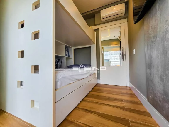 Imagem Apartamento Pé na areia à Venda no Edifício Blue Waves, com 3 dormitórios 1 suíte 87m² - Riviera de São Lourenço - Bertioga SP