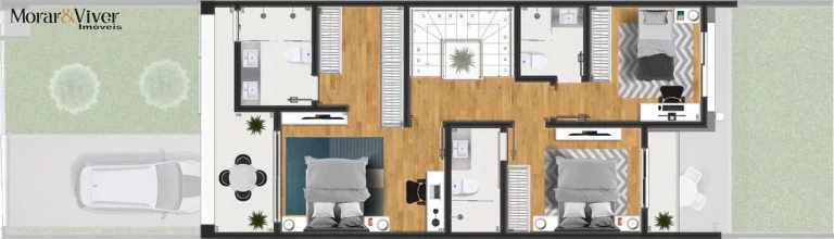 Imagem Casa para Venda em Curitiba, Bom Retiro, 3 dormitórios, 3 suítes, 5 banheiros, 2 vagas