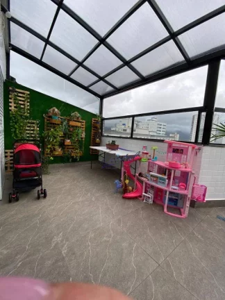 Imagem Cobertura com 3 dormitórios à venda, 127 m² por R$ 760.000,00 - Caiçara - Praia Grande/SP