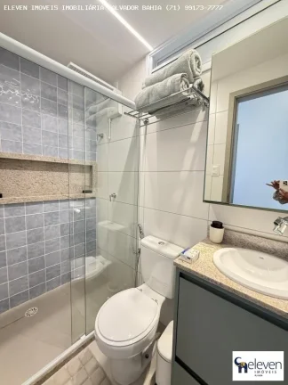 Imagem APARTAMENTO  2/4 À VENDA OU LOCAÇÃO MOBILIADA  | OCEAN HOUSE JAGUARIBE NASCENTE TOTAL | VISTA MAR DEFINITIVA NASCENTE COM INFRA E DUAS VAGAS 