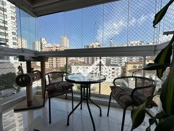 Imagem Apartamento com 3 dormitórios à venda, 100 m² por R$ 1.200.000,00 - Boqueirão - Santos/SP