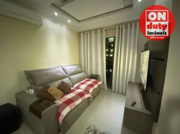 Imagem Apartamento à venda, 69 m² por R$ 450.000,00 - Areia Branca - Santos/SP