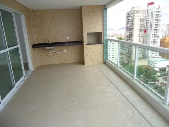 Imagem Lindo apto alto padrão no Gonzaga andar alto - 3 vagas
