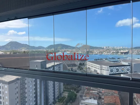 Imagem Apartamento na Ponta da Praia com 2 suítes, 2 vagas de garagem e vista panorâmica da cidade por apenas R$1.177.000,00