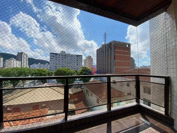 Imagem Apartamento com 3 dormitórios sendo 1 suite, de frente, lazer completo e vaga demarcada. À venda, 140 m² por R$ 817.000 - Campo Grande - Santos/SP