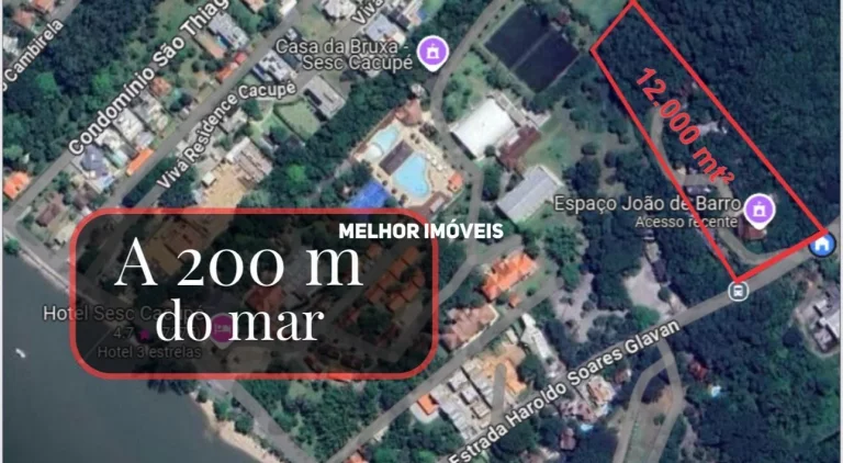 Imagem Terreno de 12000 m² localizado em Cacupe Florianópolis Santa Catarina