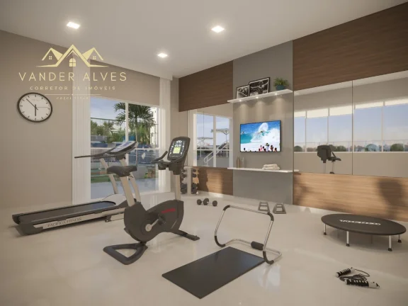 Imagem Apartamento de 1quarto + 1 suite e 2 quartos à venda no SUNSET CLUB em , - 43 m² e 47m² de área.