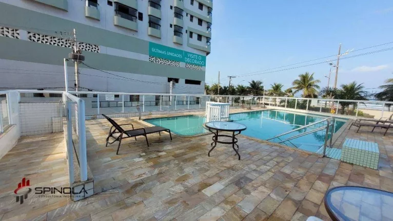 Imagem Apartamento com 1 dormitório à venda, 47 m² por R$ 330.000,00 - Maracanã - Praia Grande/SP
