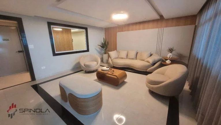 Imagem Apartamento com 1 dormitório à venda, 54 m² por R$ 470.000,00 - Real - Praia Grande/SP